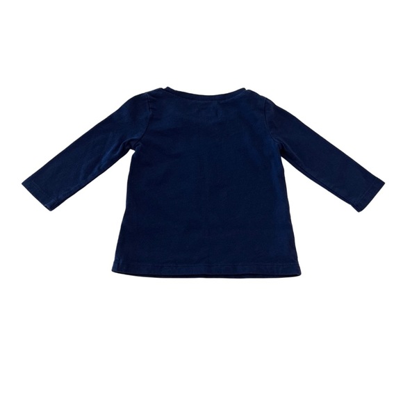 💫$4/ADD ON💫 OshKosh B'gosh Navy Cosmic Planet Long Sleeve Tee | Baby Girls 6 MTH - Picture 2 of 5